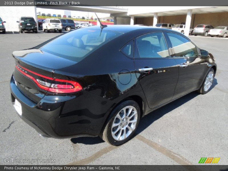 Pitch Black / Black 2013 Dodge Dart Limited