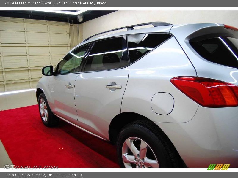 Brilliant Silver Metallic / Black 2009 Nissan Murano S AWD
