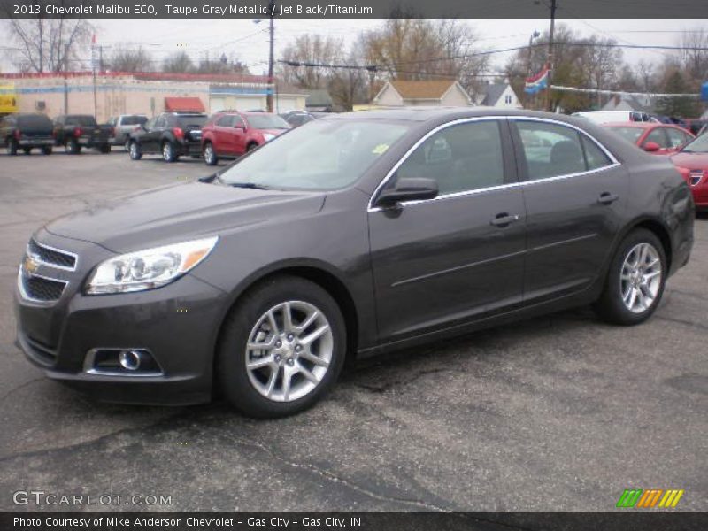 Taupe Gray Metallic / Jet Black/Titanium 2013 Chevrolet Malibu ECO