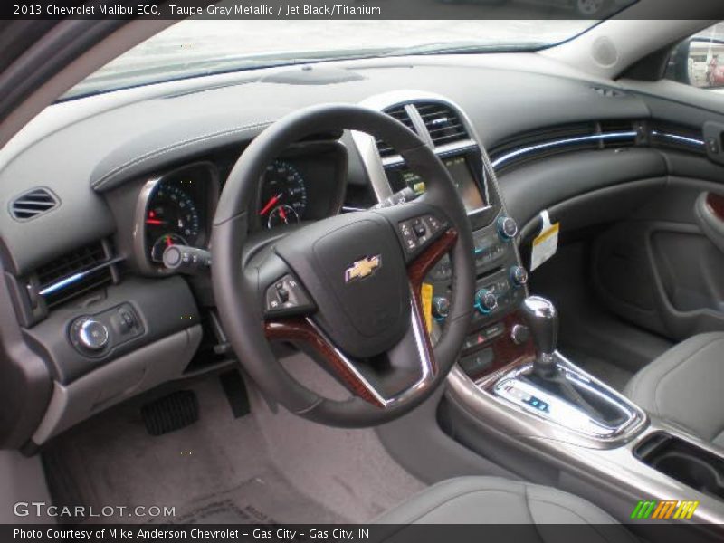 Jet Black/Titanium Interior - 2013 Malibu ECO 
