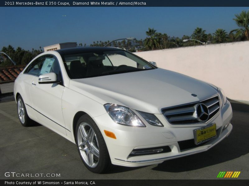Diamond White Metallic / Almond/Mocha 2013 Mercedes-Benz E 350 Coupe