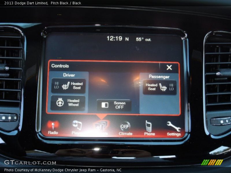 Pitch Black / Black 2013 Dodge Dart Limited