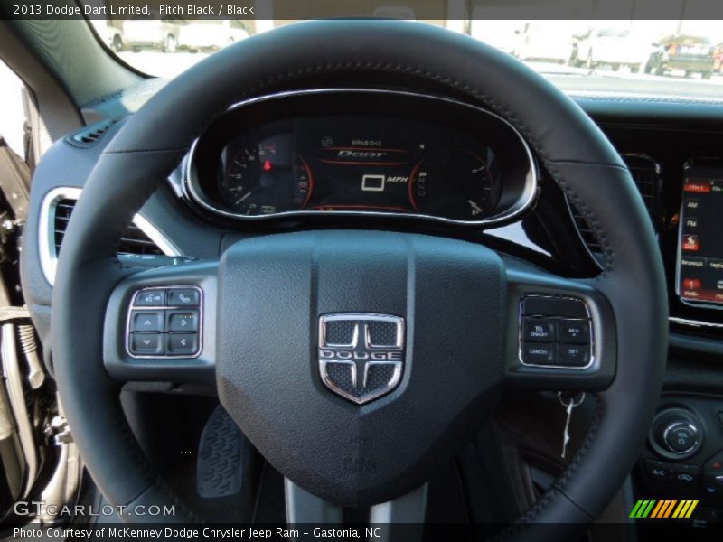 Pitch Black / Black 2013 Dodge Dart Limited