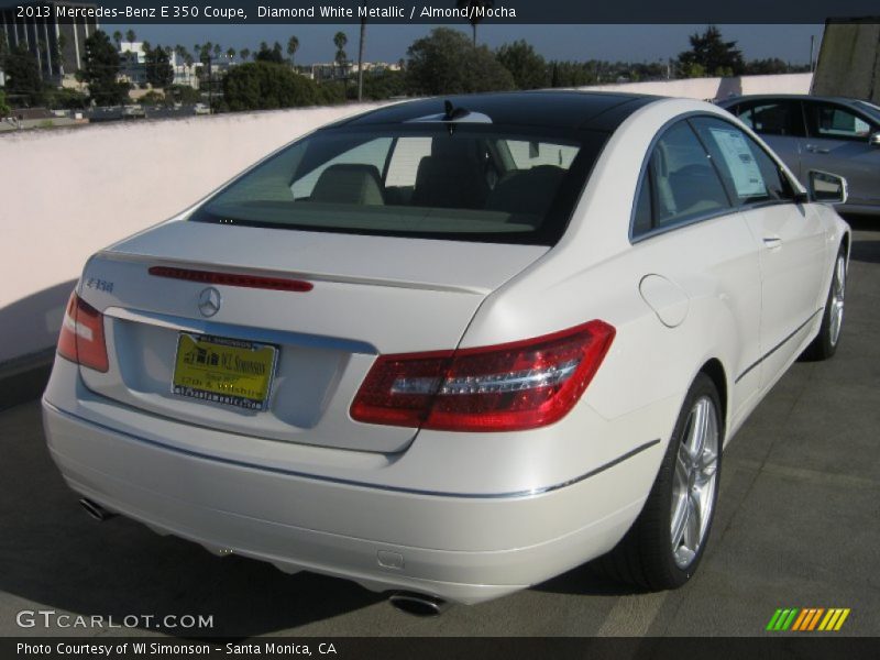 Diamond White Metallic / Almond/Mocha 2013 Mercedes-Benz E 350 Coupe