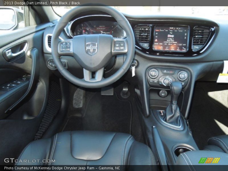Pitch Black / Black 2013 Dodge Dart Limited