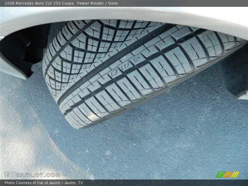 Pewter Metallic / Stone 2008 Mercedes-Benz CLK 350 Coupe