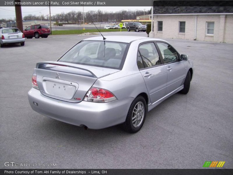Cool Silver Metallic / Black 2005 Mitsubishi Lancer OZ Rally