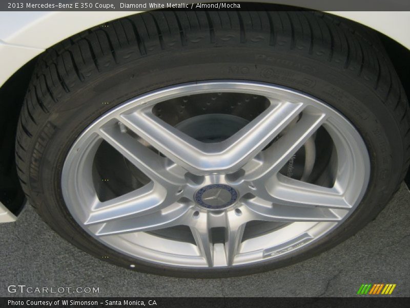 Diamond White Metallic / Almond/Mocha 2013 Mercedes-Benz E 350 Coupe