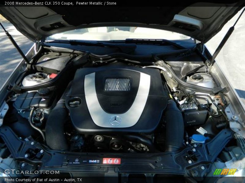 Pewter Metallic / Stone 2008 Mercedes-Benz CLK 350 Coupe