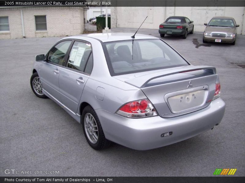 Cool Silver Metallic / Black 2005 Mitsubishi Lancer OZ Rally