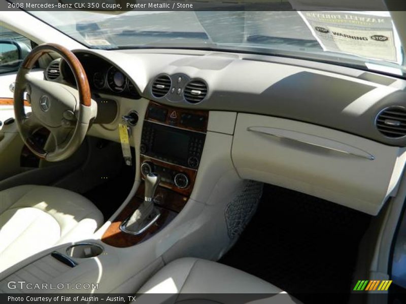 Pewter Metallic / Stone 2008 Mercedes-Benz CLK 350 Coupe