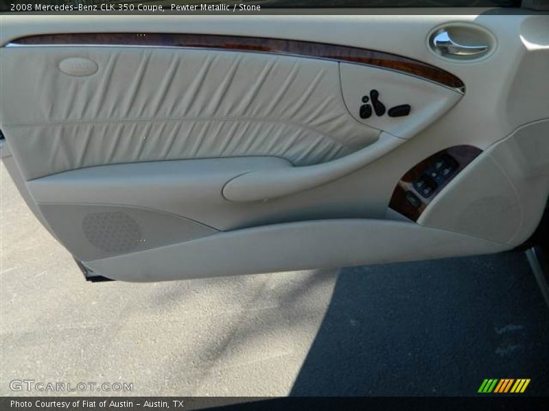 Pewter Metallic / Stone 2008 Mercedes-Benz CLK 350 Coupe