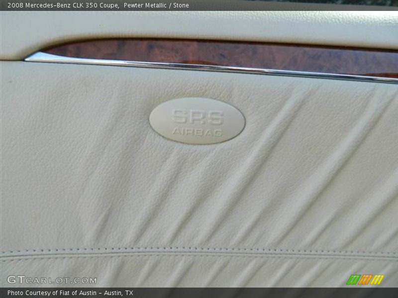 Pewter Metallic / Stone 2008 Mercedes-Benz CLK 350 Coupe