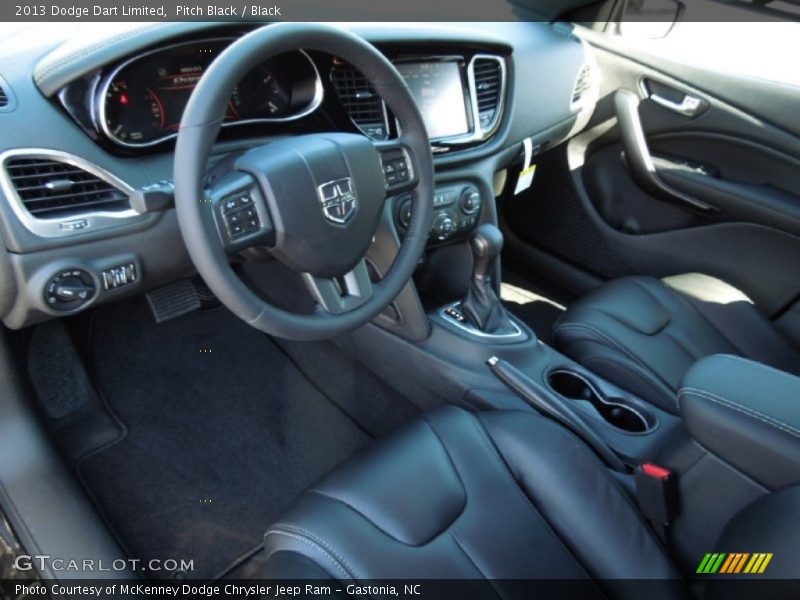 Pitch Black / Black 2013 Dodge Dart Limited