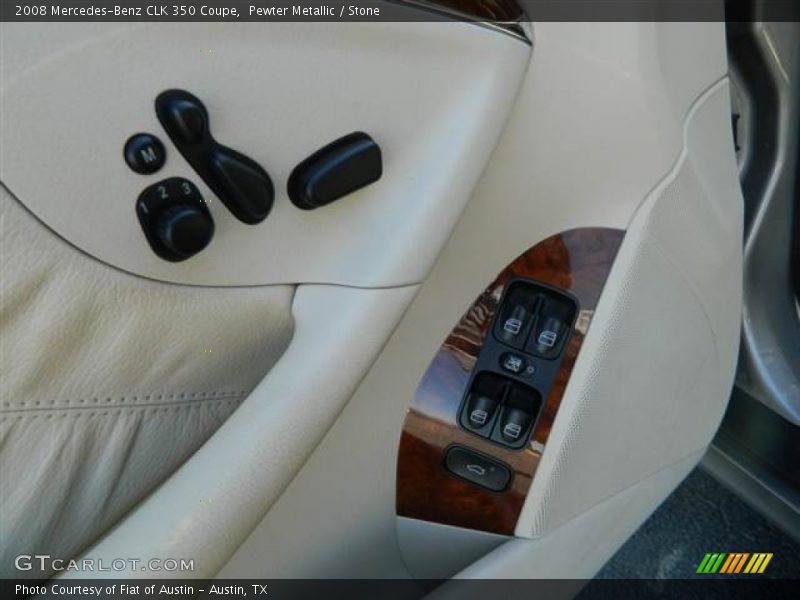Pewter Metallic / Stone 2008 Mercedes-Benz CLK 350 Coupe