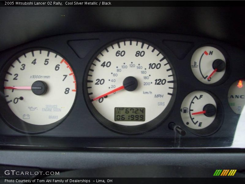 Cool Silver Metallic / Black 2005 Mitsubishi Lancer OZ Rally