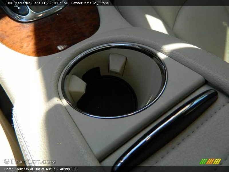 Pewter Metallic / Stone 2008 Mercedes-Benz CLK 350 Coupe