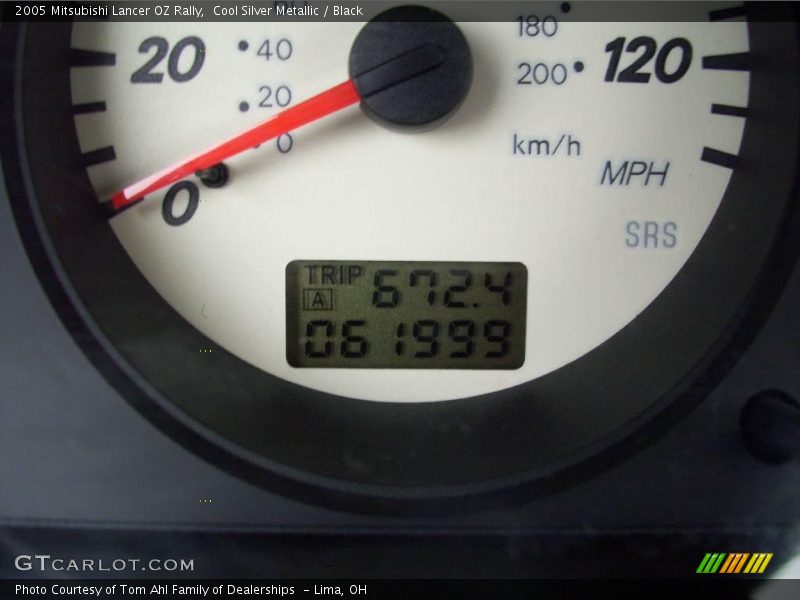 Cool Silver Metallic / Black 2005 Mitsubishi Lancer OZ Rally