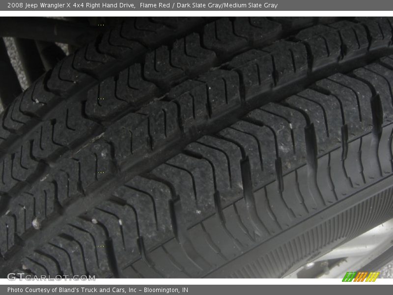 Flame Red / Dark Slate Gray/Medium Slate Gray 2008 Jeep Wrangler X 4x4 Right Hand Drive