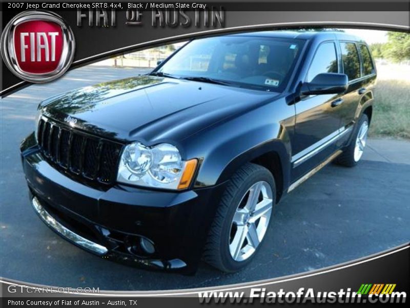 Black / Medium Slate Gray 2007 Jeep Grand Cherokee SRT8 4x4