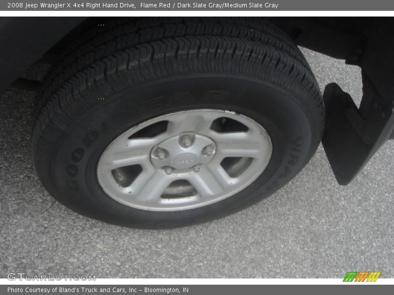 Flame Red / Dark Slate Gray/Medium Slate Gray 2008 Jeep Wrangler X 4x4 Right Hand Drive