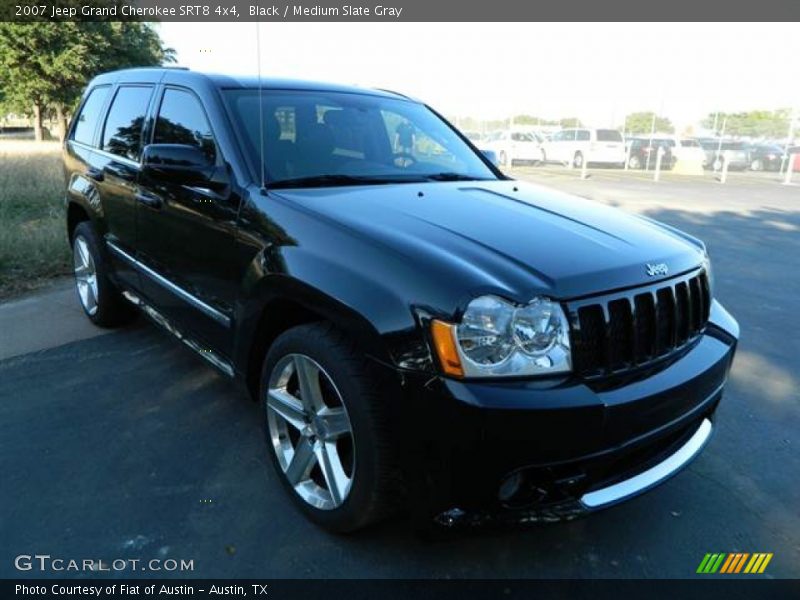 Black / Medium Slate Gray 2007 Jeep Grand Cherokee SRT8 4x4