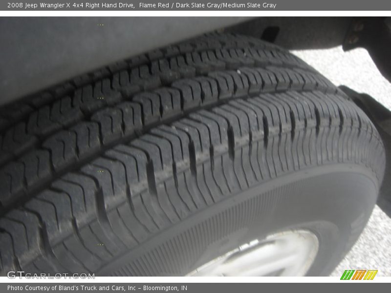 Flame Red / Dark Slate Gray/Medium Slate Gray 2008 Jeep Wrangler X 4x4 Right Hand Drive