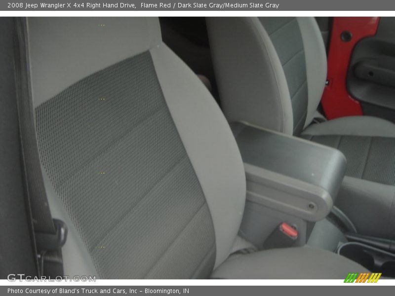 Flame Red / Dark Slate Gray/Medium Slate Gray 2008 Jeep Wrangler X 4x4 Right Hand Drive