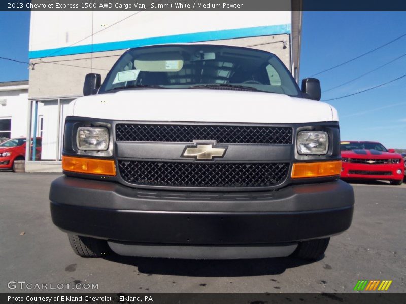 Summit White / Medium Pewter 2013 Chevrolet Express 1500 AWD Cargo Van