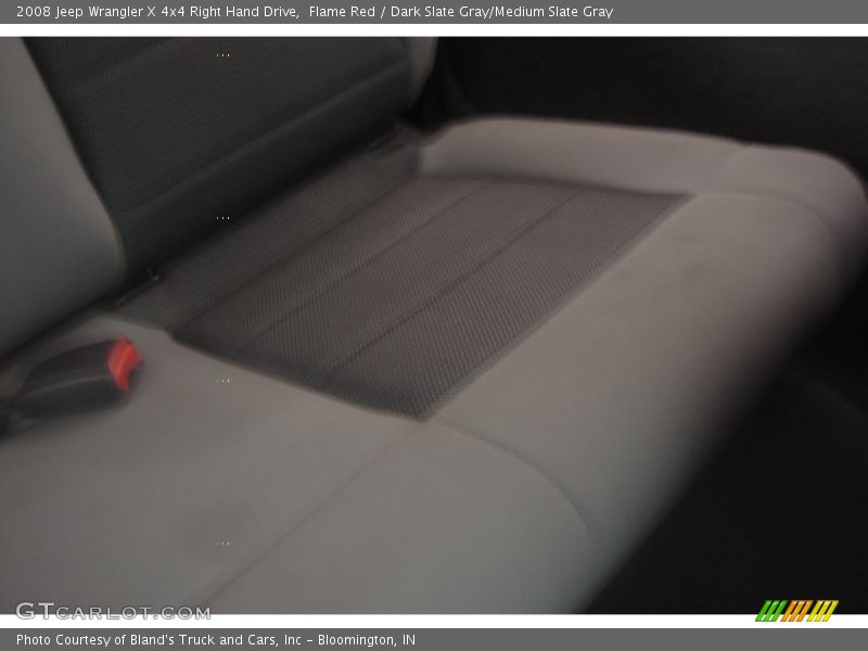 Flame Red / Dark Slate Gray/Medium Slate Gray 2008 Jeep Wrangler X 4x4 Right Hand Drive