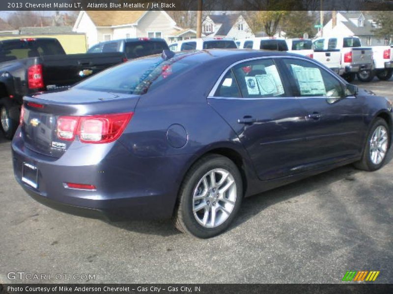 Atlantis Blue Metallic / Jet Black 2013 Chevrolet Malibu LT