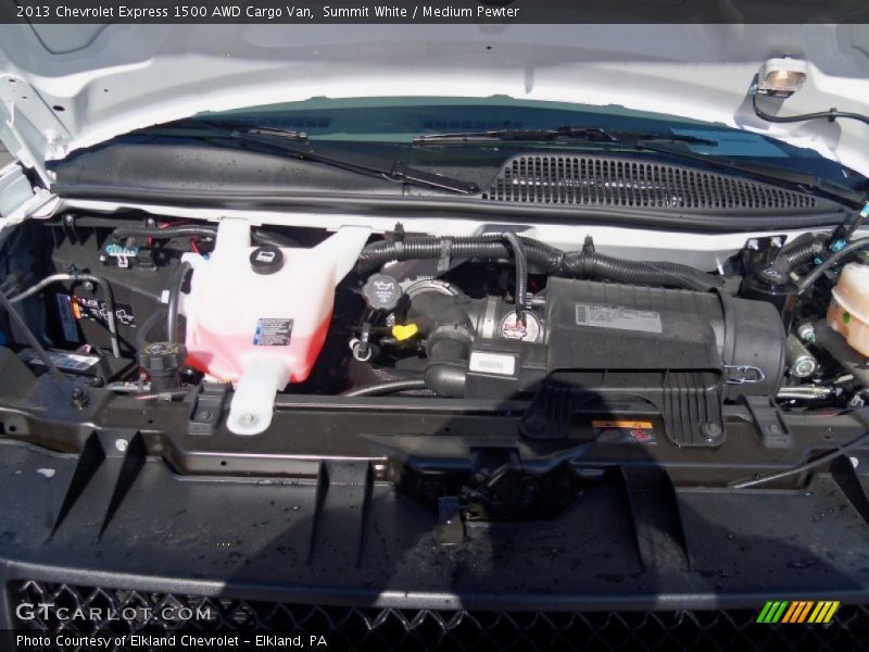 Summit White / Medium Pewter 2013 Chevrolet Express 1500 AWD Cargo Van