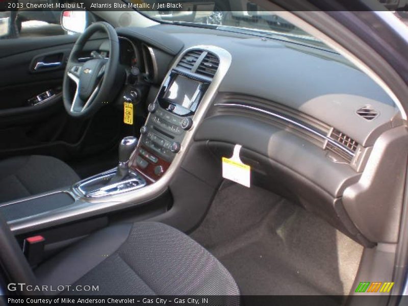 Atlantis Blue Metallic / Jet Black 2013 Chevrolet Malibu LT