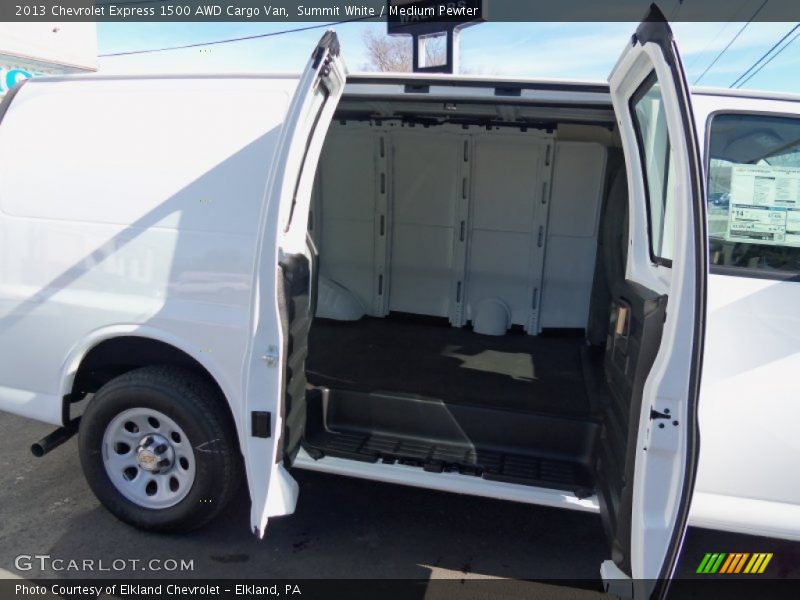 Summit White / Medium Pewter 2013 Chevrolet Express 1500 AWD Cargo Van