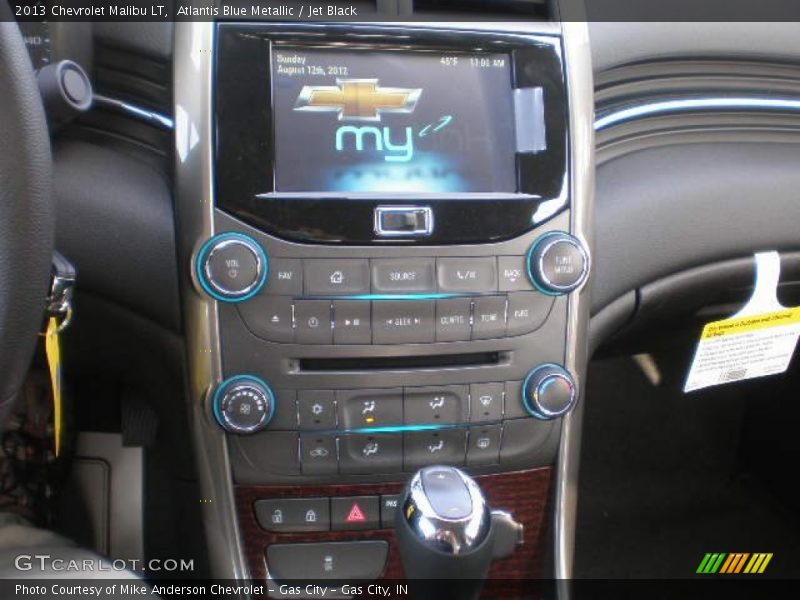 Atlantis Blue Metallic / Jet Black 2013 Chevrolet Malibu LT