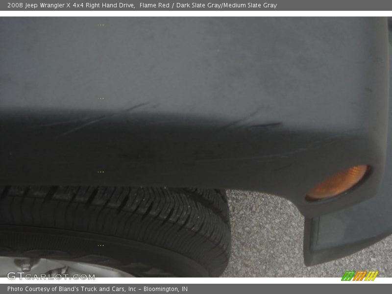 Flame Red / Dark Slate Gray/Medium Slate Gray 2008 Jeep Wrangler X 4x4 Right Hand Drive