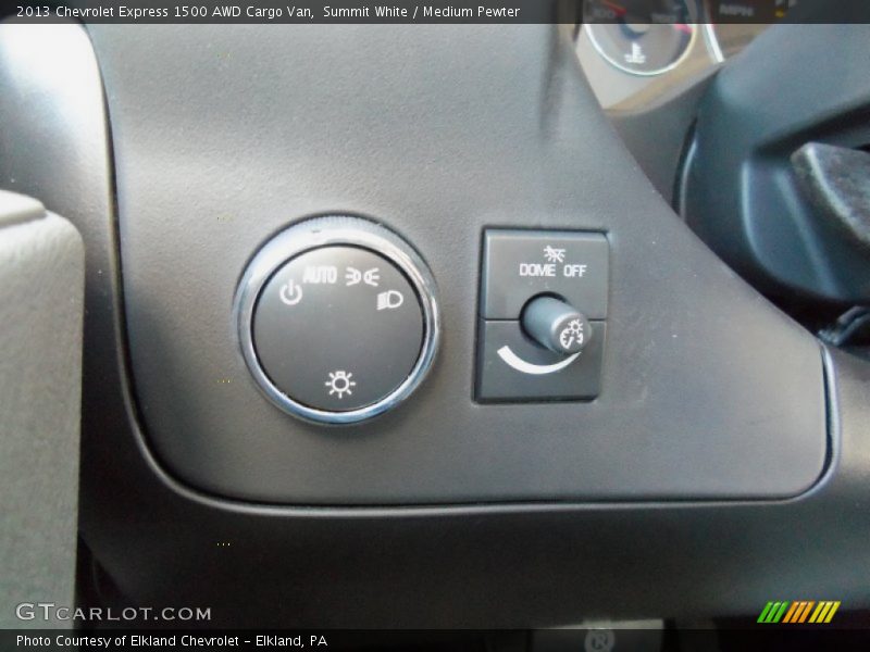 Summit White / Medium Pewter 2013 Chevrolet Express 1500 AWD Cargo Van