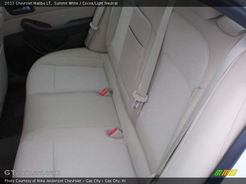 Summit White / Cocoa/Light Neutral 2013 Chevrolet Malibu LT