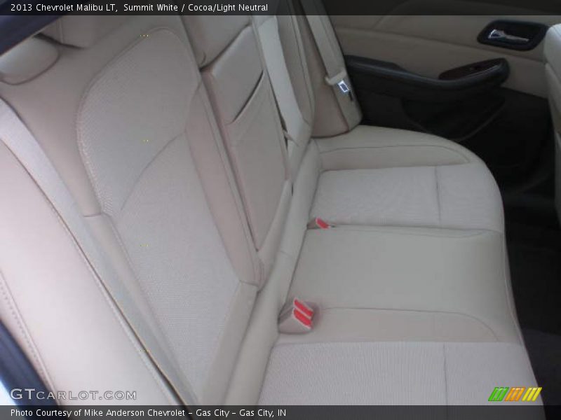 Summit White / Cocoa/Light Neutral 2013 Chevrolet Malibu LT