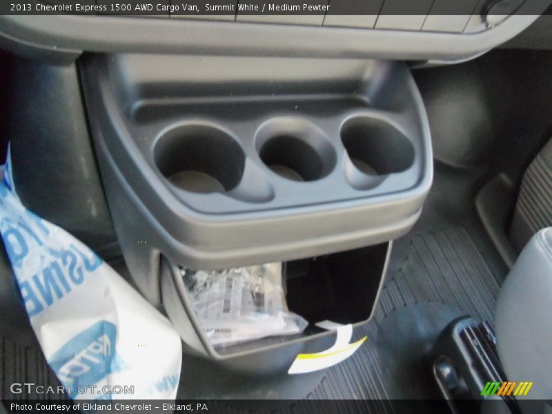 Summit White / Medium Pewter 2013 Chevrolet Express 1500 AWD Cargo Van