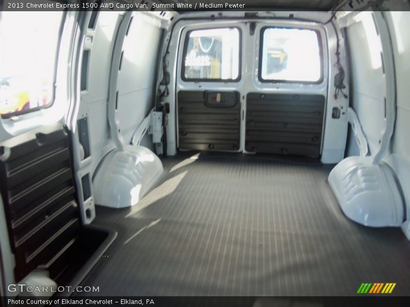 Summit White / Medium Pewter 2013 Chevrolet Express 1500 AWD Cargo Van