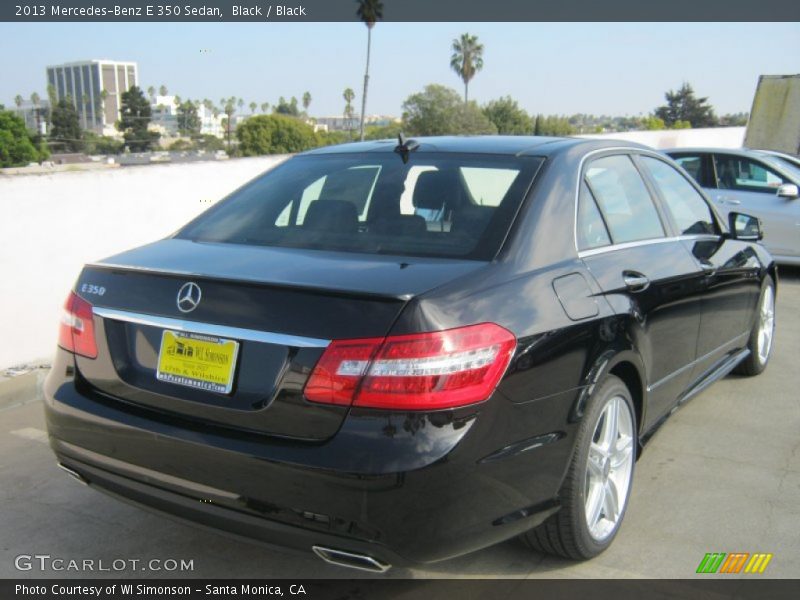 Black / Black 2013 Mercedes-Benz E 350 Sedan
