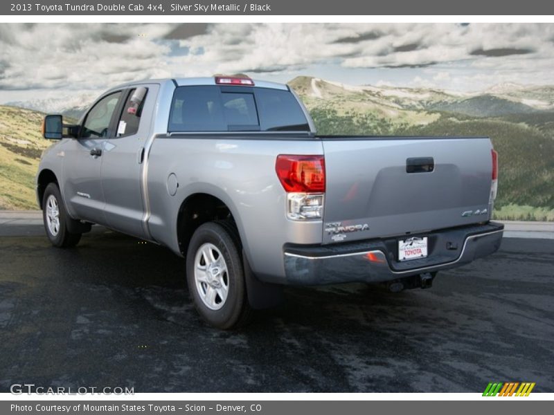 Silver Sky Metallic / Black 2013 Toyota Tundra Double Cab 4x4