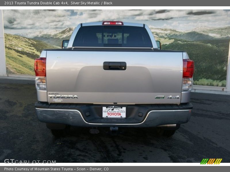 Silver Sky Metallic / Black 2013 Toyota Tundra Double Cab 4x4