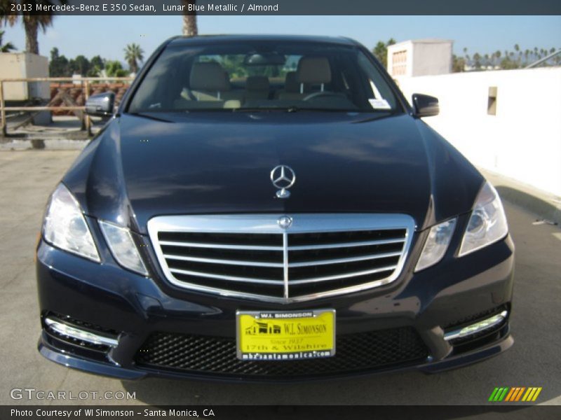 Lunar Blue Metallic / Almond 2013 Mercedes-Benz E 350 Sedan