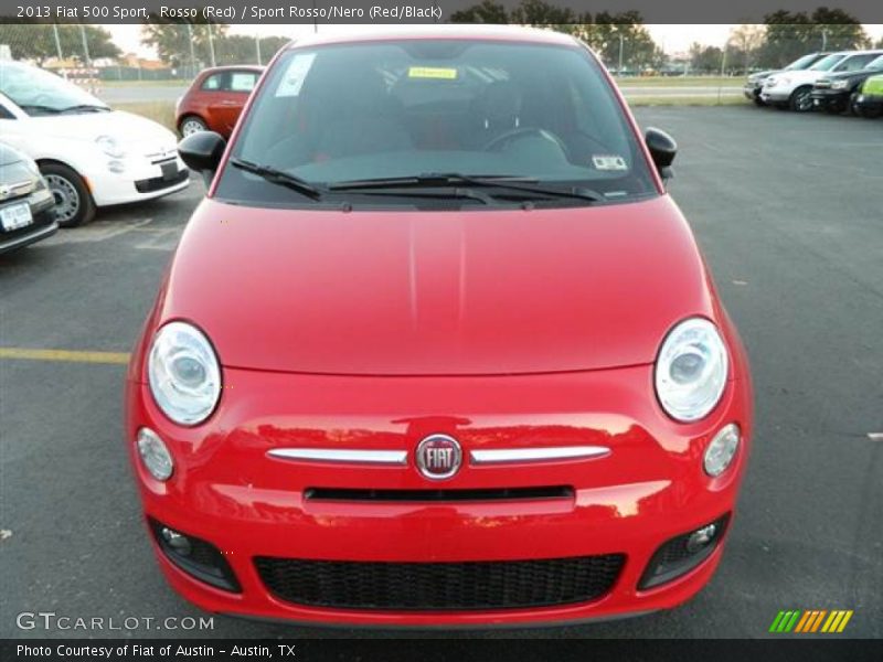 Rosso (Red) / Sport Rosso/Nero (Red/Black) 2013 Fiat 500 Sport