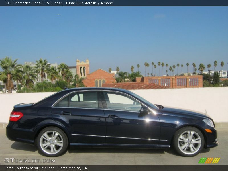 Lunar Blue Metallic / Almond 2013 Mercedes-Benz E 350 Sedan