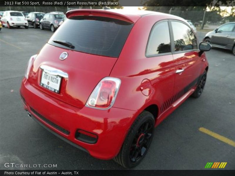 Rosso (Red) / Sport Rosso/Nero (Red/Black) 2013 Fiat 500 Sport