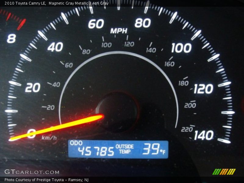 Magnetic Gray Metallic / Ash Gray 2010 Toyota Camry LE