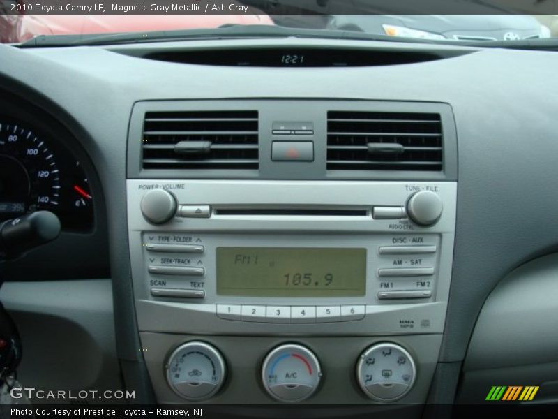 Magnetic Gray Metallic / Ash Gray 2010 Toyota Camry LE